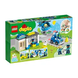 Лего Полицейски участък и хеликоптер Lego DUPLO® Town 10959