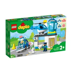 Лего Полицейски участък и хеликоптер Lego DUPLO® Town 10959