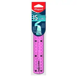 Линия Maped 15 см Twist'n Flex, огъваща се