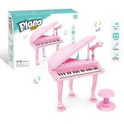 Little Princess Пиано с микрофон и стол розово