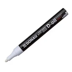 Маркер с лаков ефект Донау Donau 2.8 mm за стъкло и желязо, ВАР - Бял