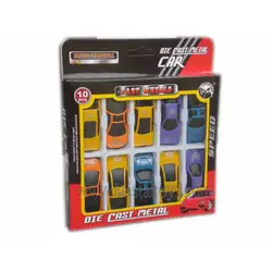 Метална кола Мач Бокс Super powerful 10 pcs., комплект
