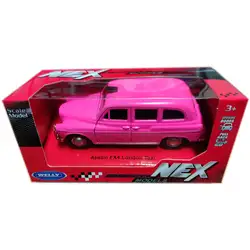 Метална кола с отварящи се врати Аустин Austin FX4 Welly