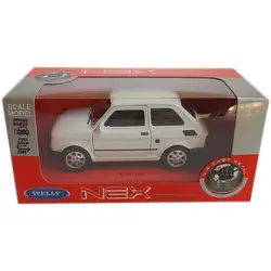 Метална кола с отварящи се врати Fiat 126 Welly
