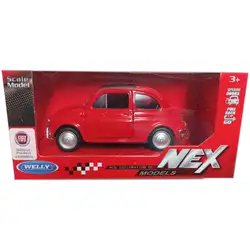 Метална кола с отварящи се врати Фиат Нуова Nuova fiat 500 Welly
