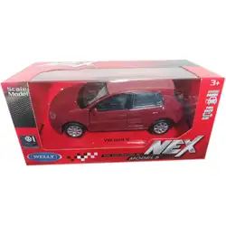 Метална кола с отварящи се врати Голф VW Golf V Welly