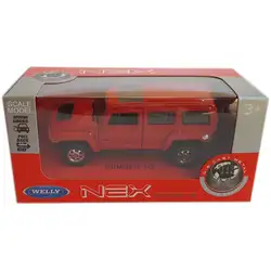 Метална кола с отварящи се врати Hummer H3 Welly