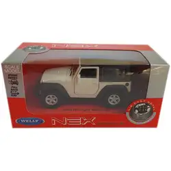 Метална кола с отварящи се врати Jeep Wrangler Rubicon Welly