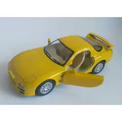 Метална кола с отварящи се врати Mazda RX-7  2