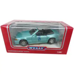 Мерцедес 500SL, метална кола с отварящи се врати Welly