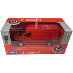 Метална кола с отварящи се врати Mercedes-Benz Sprinter Panel Van Welly