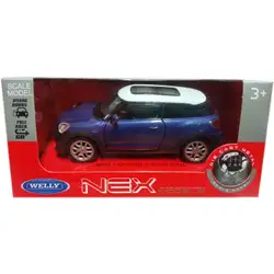 Метална кола с отварящи се врати Мини Купър Mini Cooper S Paceman Welly