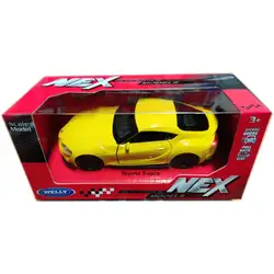Метална кола с отварящи се врати Тойота Toyota Supra Welly