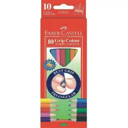Моливи Фабел Кастел Faber Castell 10 цвята + острилка FC JUNIOR GRIP Моливи Фабел Кастел Faber Castell 10 цвята + острилка FC JUNIOR GRIP