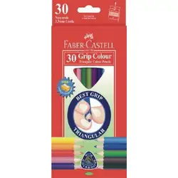 Моливи Фабел Кастел Faber Castell 30 цвята + острилка FC JUNIOR GRIP Моливи Фабел Кастел Faber Castell 30 цвята + острилка FC JUNIOR GRIP