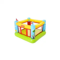 Надуваем батут за скачане Бестуей BESTWAY FISHER PRICE 93553