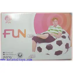 Надуваем фотьойл Футболна топка FUN