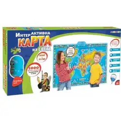 Образователна игра Интерактивна карта на света ZANZOON