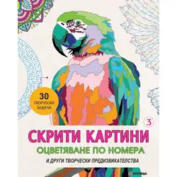 Оцветяване по номера - Скрити картини Творчески предизвикателства