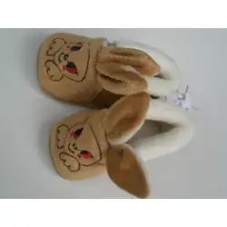 Пантофи за бебета Зайче