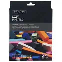 Пастели 24цв. софт 2410