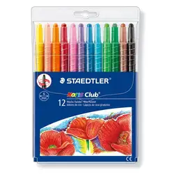 Восъчни Пастели Staedtler Noris Club Twister - 12 цвята