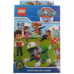 PAW PATROL Детски комплекти с карта Пес Патрул 2
