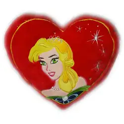 Плюшена играчка Сърце с Принцеса 32см
