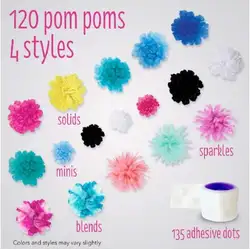Помпон 120 броя Pom Pom Wow