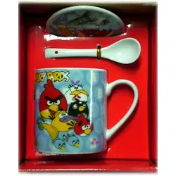 Порцеланова комплект за чай Angry birts 1