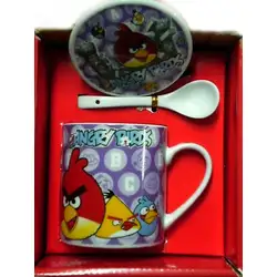 Порцеланова комплект за чай Angry birts 2 Порцеланова комплект за чай Angry birts 2