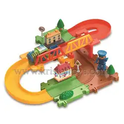 PUZZLE CITY Конструктор ЖП Гара с мост 27004