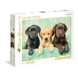 Пъзел 1000 части HQ COLLECTION I TRE LABRADOR Клементони Clementoni 39279