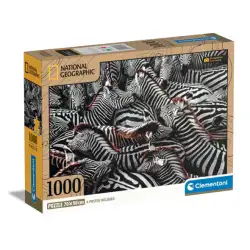 Пъзел 1000 части National Geographic Zebra Клементони Clementoni 39729
