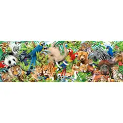 Пъзел 1000 части Panorama Wildlife Клементони Clementoni 39517