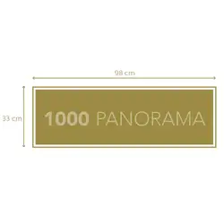 Пъзел 1000 части Panorama Wildlife Клементони Clementoni 39517
