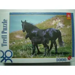Пъзел 1000 елемента - Черни коне 133 Пъзел 1000 елемента - Черни коне 133