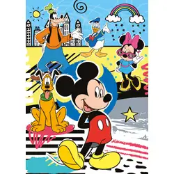 Пъзел 104 части + 3D Мики Маус Mickey Mouse Клементони Clementoni 20157