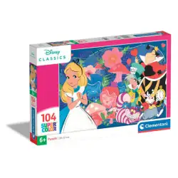 Пъзел 104 части DISNEY ClassicS ALICE CLEMENTONI 25748