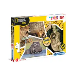 Пъзел 104 части National Geographic Wildlife Adventurer Клементони Clementoni 27143
