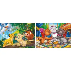 Пъзел 2 x 20 елемента The Lion King and The Aristocats 24679