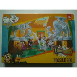 Пъзел 260 ел. Том и Джери в музея