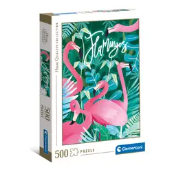 Пъзел 500 части Фламинго Fantastic animals Flamingos Клементони Clementoni 35101