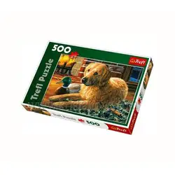 Пъзел 500 елемента - Пред камината 37165
