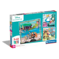 Пъзел DISNEY CLASSICS CLEMENTONI 3 x 48 ч. 25302