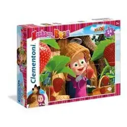 Пъзел Maxi Маша и Мечока Strawberry 24 части