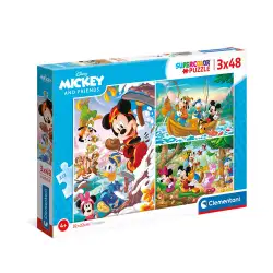 Пъзел Mickey and Friends CLEMENTONI 3x48ч.