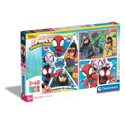 Пъзел Spidey and His Amazing Friends CLEMENTONI 3x48ч.