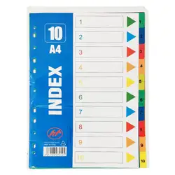 Разделител 10 цв. 1-10 PY-10