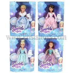 Sparkle Girlz Кукла Зимна Принцеса с домашен любимец Sparkle Girlz Кукла Зимна Принцеса с домашен любимец